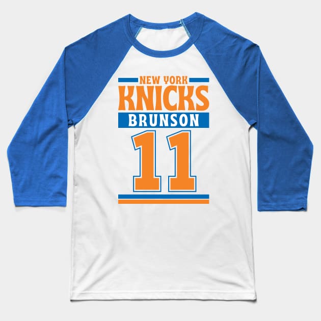 New York Knicks Brunson 11 Limited Edition Baseball T-Shirt by Astronaut.co